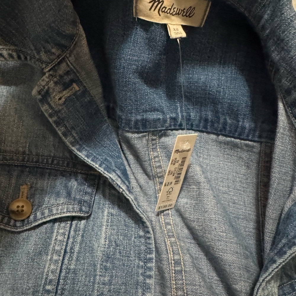 New - lightweight denim shirt jacket - Picture 5 of 7